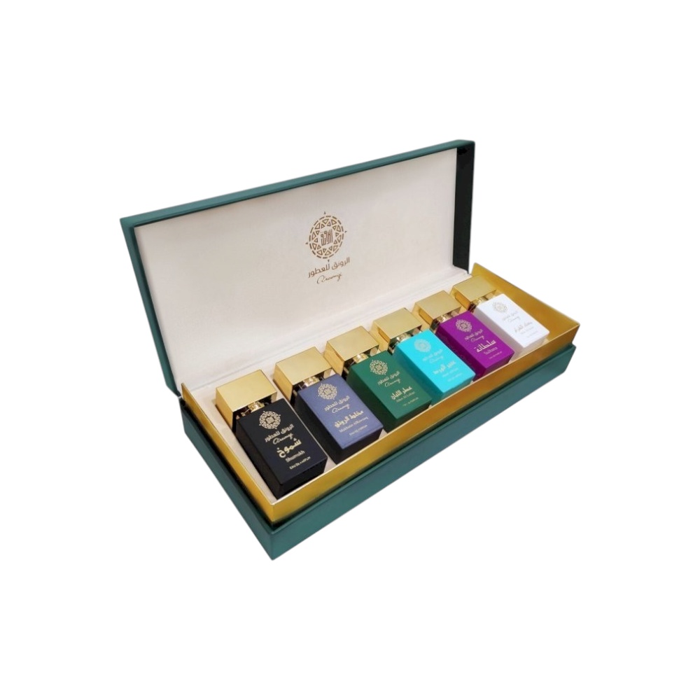 مجموعة عطور الحصن من الرونق للعطور للجنسين - 6 عطور × 30 مل