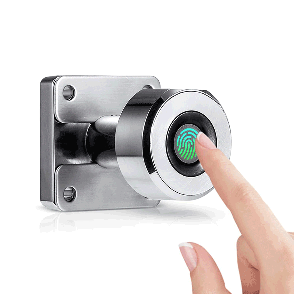 قفل أثاث رقمي ببصمة الإصبع قابل لإعادة الشحن