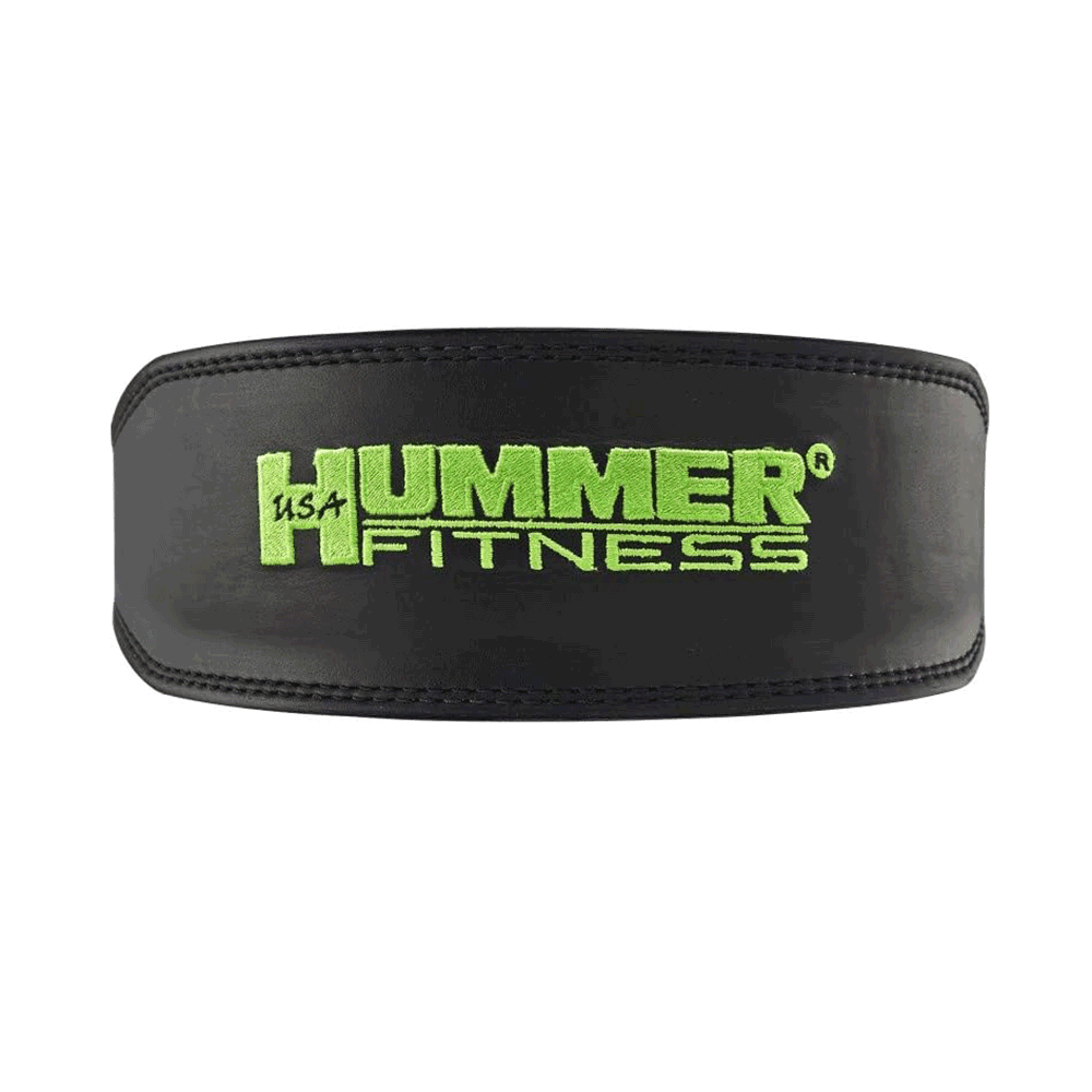 حزام رفع أثقال هامر يو إس إيه فيتنس جلد أسود