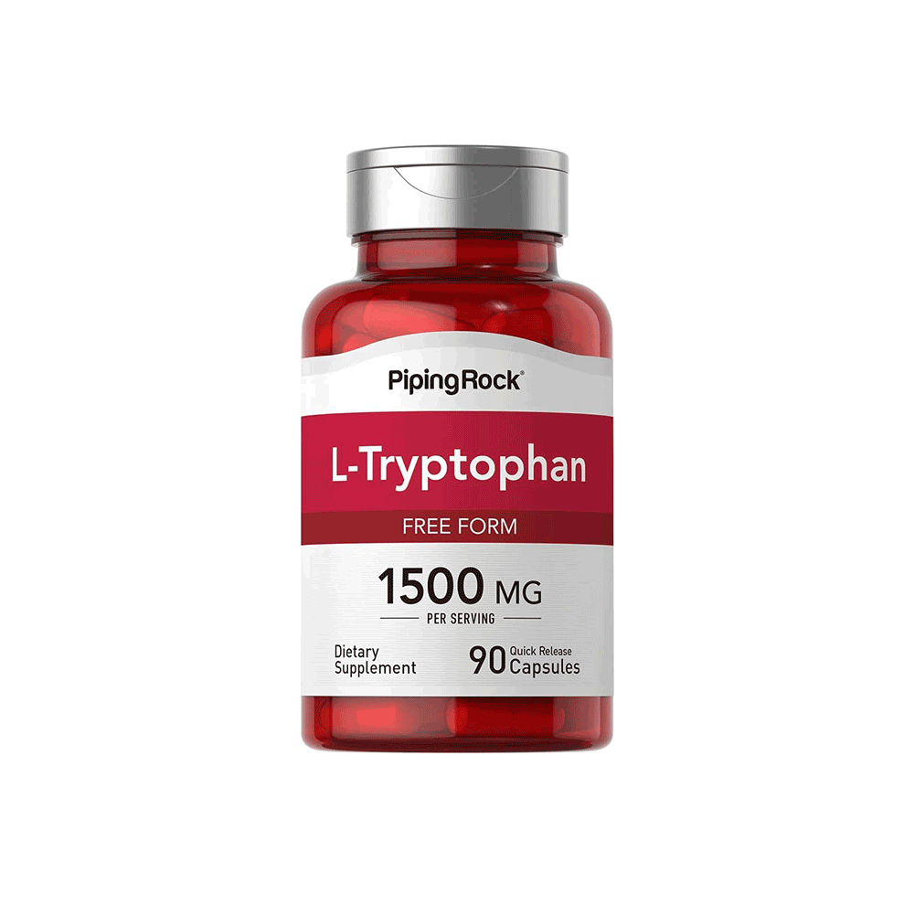 مكمل غذائي بايبينغ روك تربتوفان للراحة والنوم – 90 كبسولة
