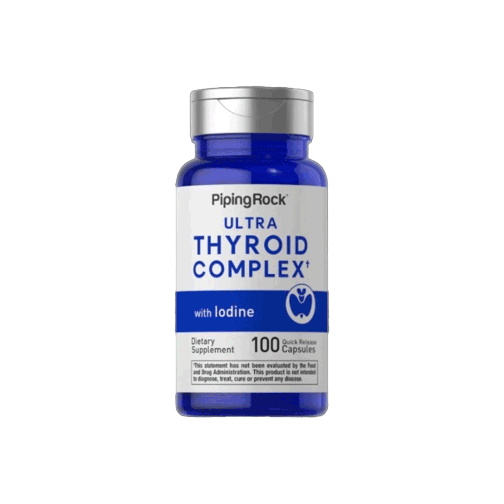 مكمل غذائي بايبينغ روك لدعم وظائف الغدة الدرقية – 100 كبسولة