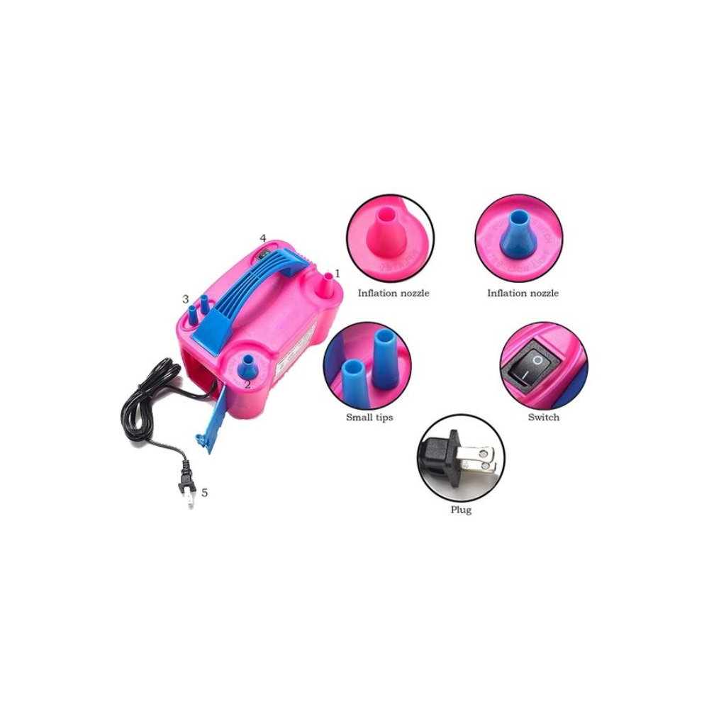  مجموعة بالونات مع مضخة كهربائية - 100 قطعة