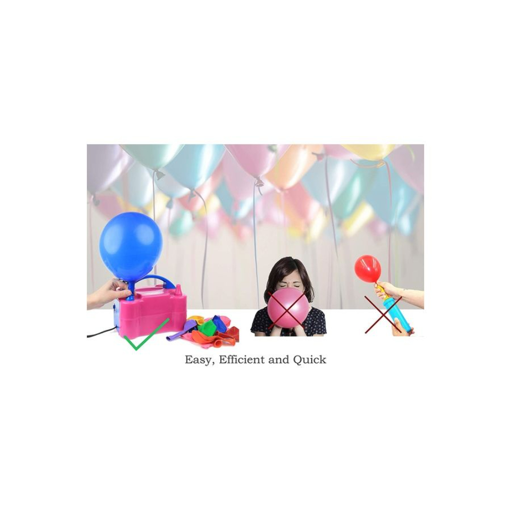  مجموعة بالونات مع مضخة كهربائية - 50 قطعة