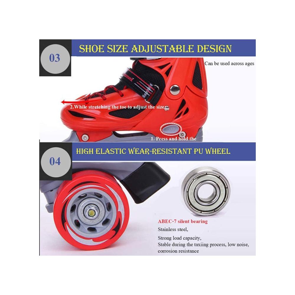 إيه سكوير حذاء تزلج دوار للأطفال