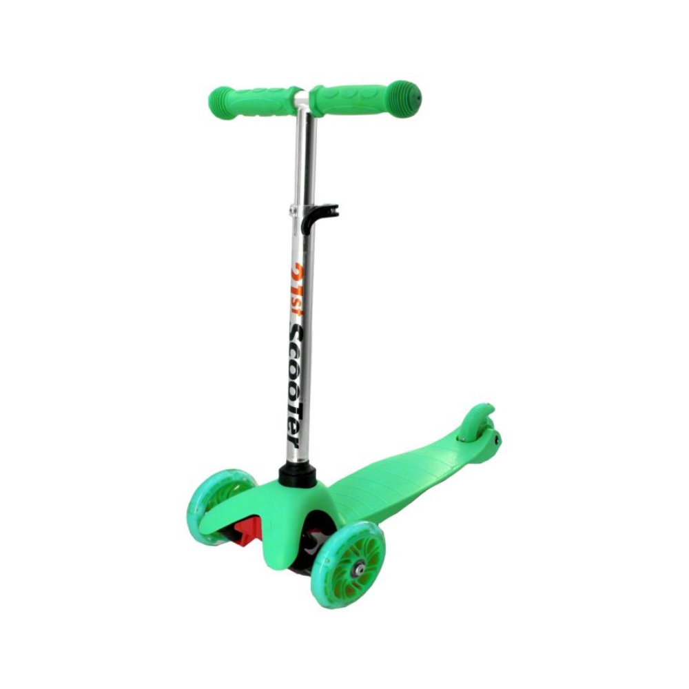  سكوتر ركل ثلاثي العجلات أصلي للأطفال - أخضر