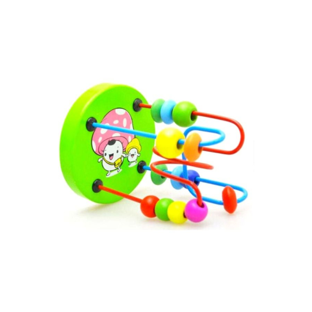  كول بيبي لعبة متاهة الخرز الخشبية للأطفال 