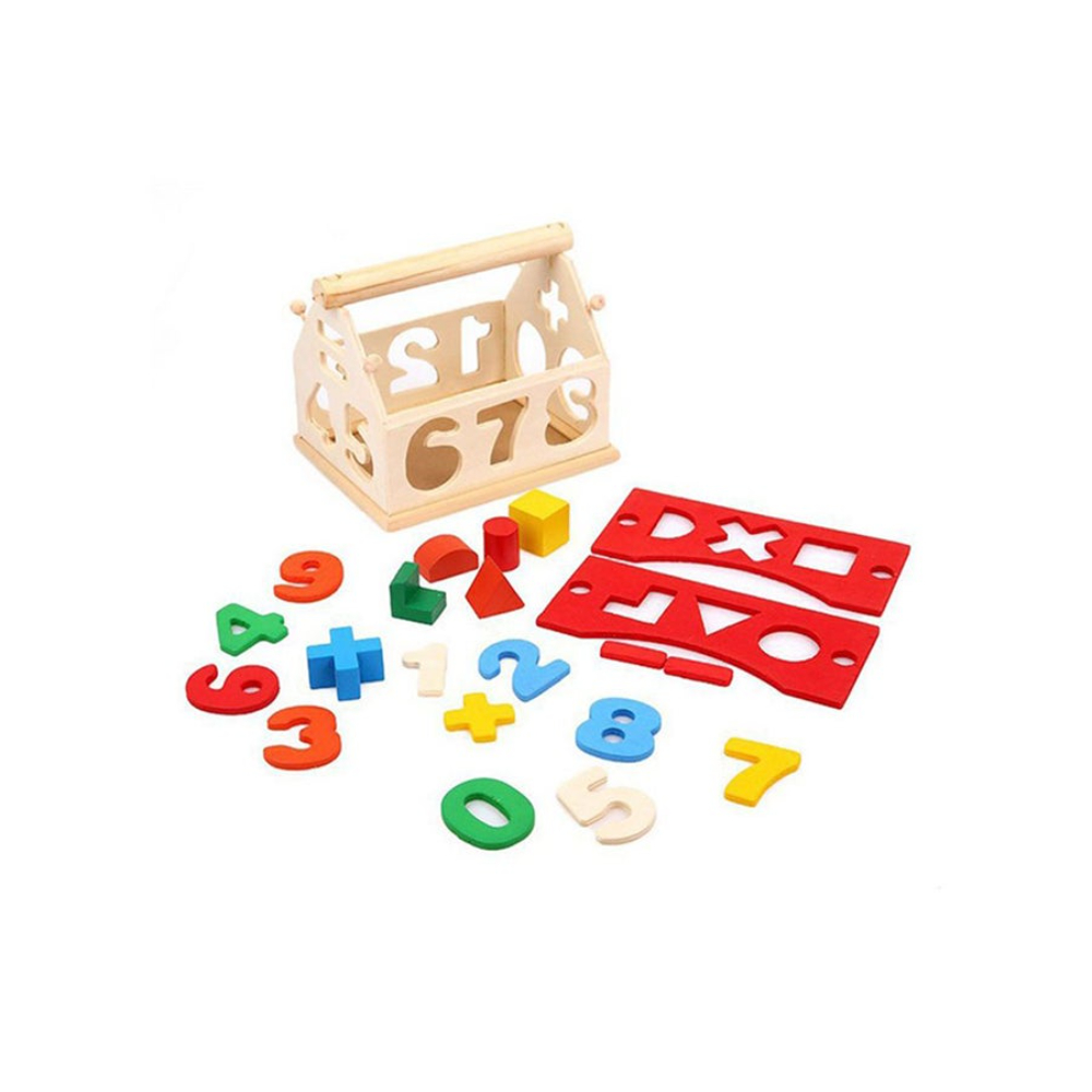 سيثيريا لعبة تعليم العد بتصميم غرفة بأشكال أرقام مقاس واحد