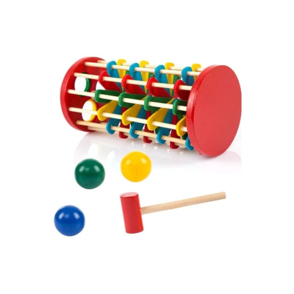 بيوينتي لعبة طرق خشبية - 25x12 سم