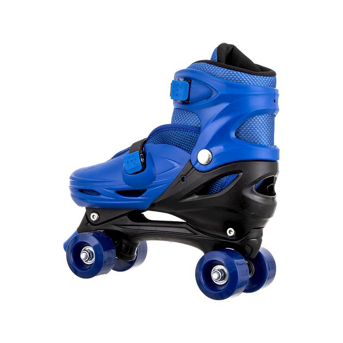 حذاء تزلج بأربع عجلات صغيرة موديل PVC WHEEL-2901 - أزرق