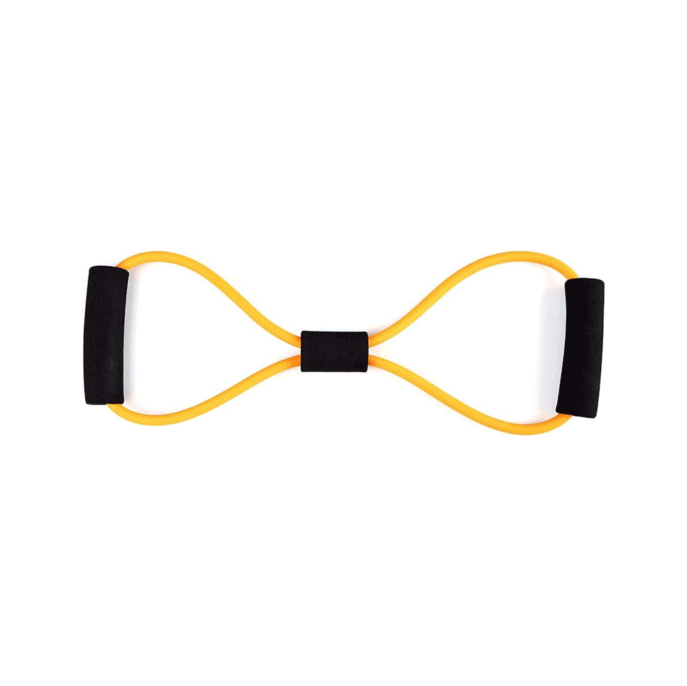 حبل مقاومة مرن شكل رقم 8 للياقة البدنية  - متعدد الألوان