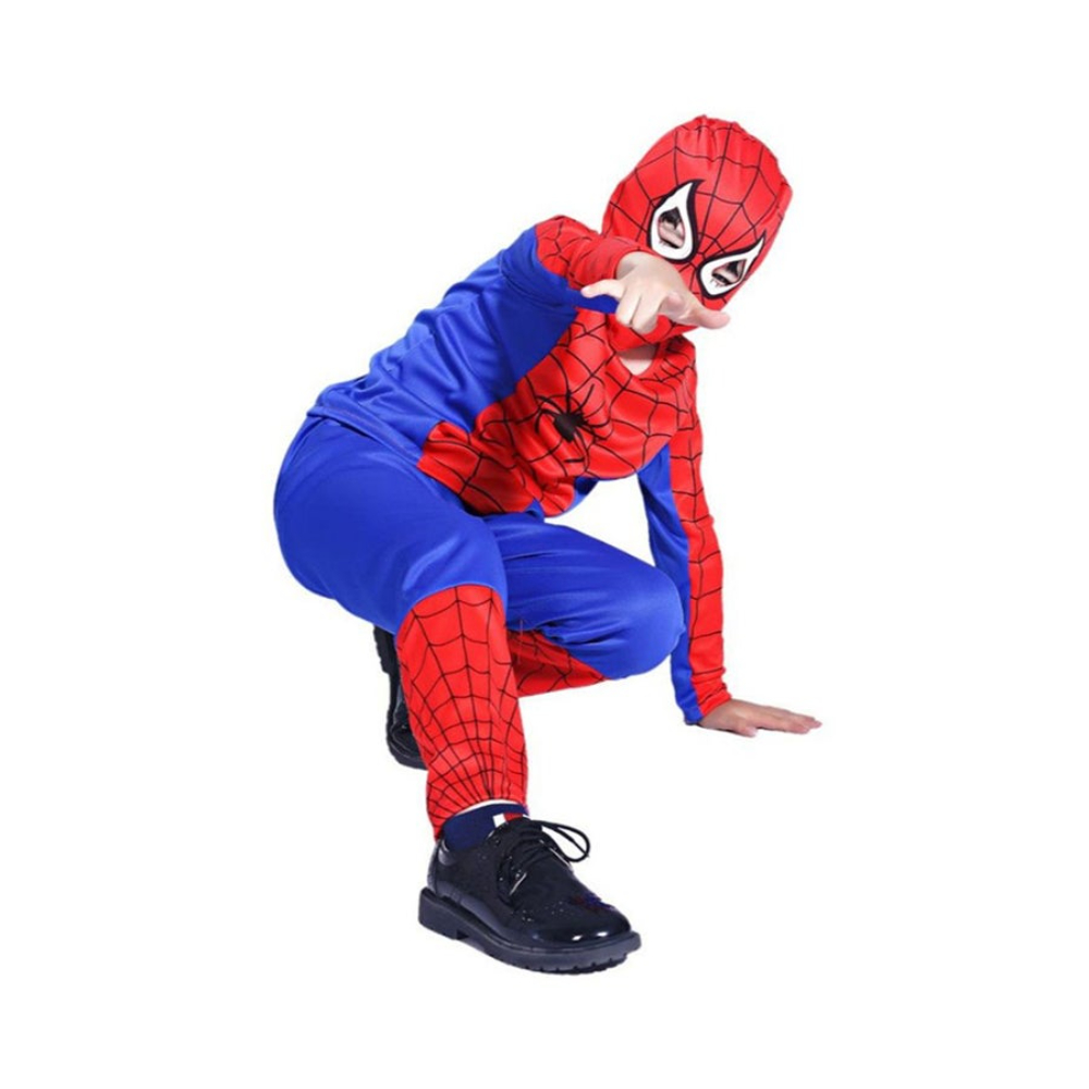فانسي دريسويل زي تنكري لسوبر هيرو سبايدرمان للأولاد مقاس 4-6 سنوات