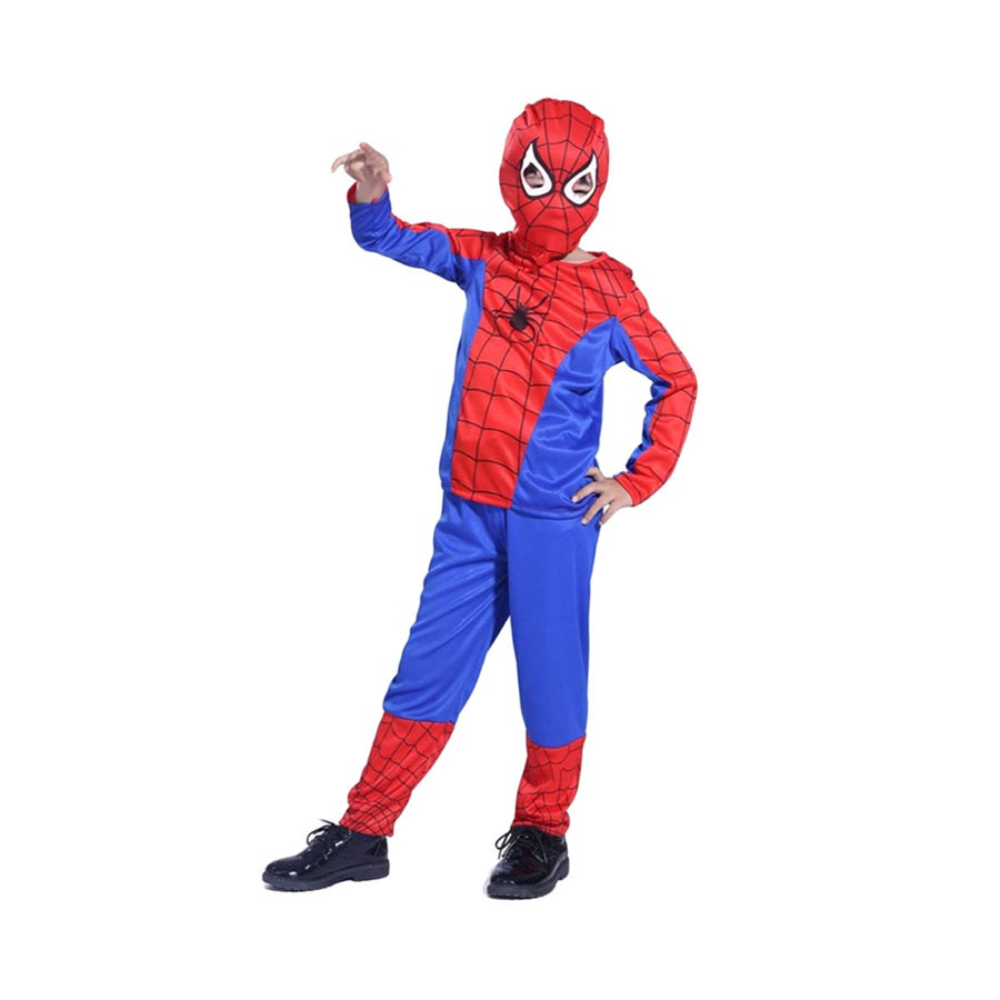 فانسي دريسويل زي تنكري لسوبر هيرو سبايدرمان للأولاد مقاس 4-6 سنوات