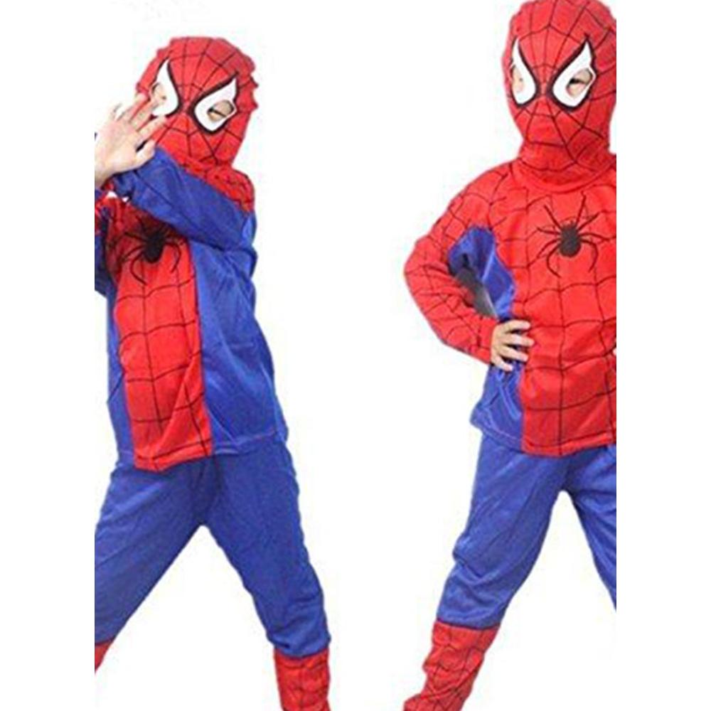 فانسي دريسويل زي تنكري لسوبر هيرو سبايدرمان للأولاد مقاس 4-6 سنوات