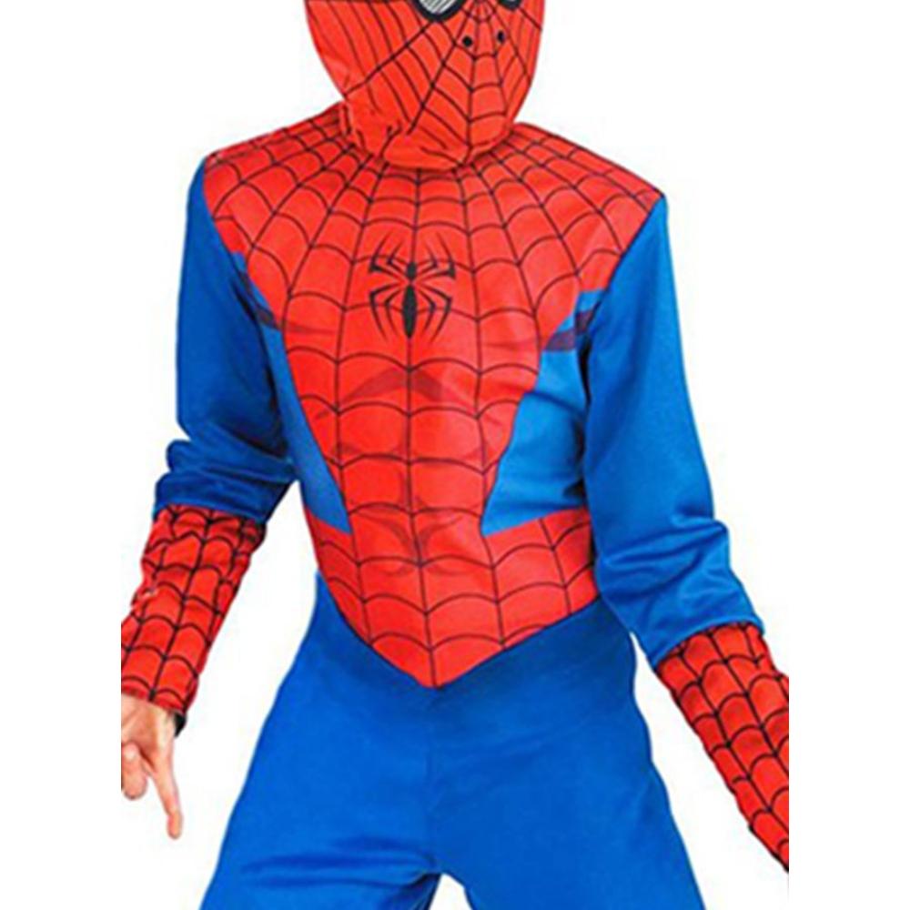فانسي دريسويل زي تنكري لسوبر هيرو سبايدرمان للأولاد مقاس 4-6 سنوات