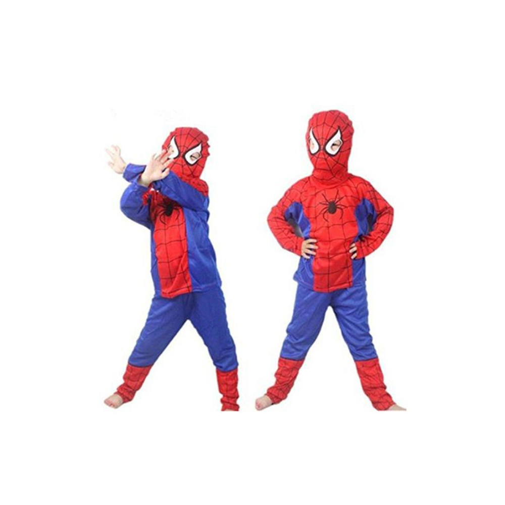 فانسي دريسويل طقم تنكري أطفال سوبر هيرو سبايدرمان لعمر 4-6 سنوات