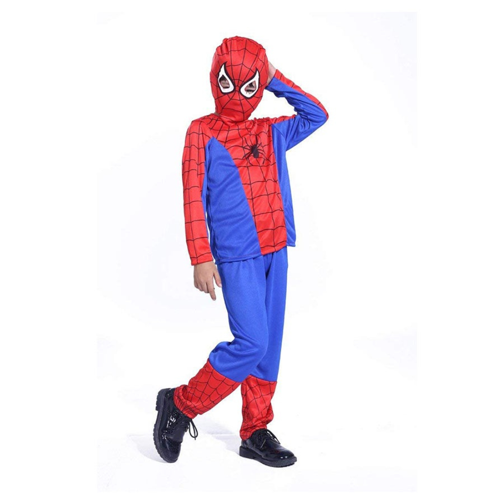 فانسي دريسويل طقم تنكري أطفال سوبر هيرو سبايدرمان لعمر 4-6 سنوات