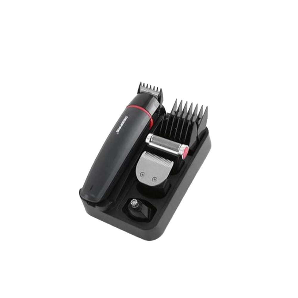 مجموعة تصفيف الشعر 7 في 1 من جيباس مشذب دقيق، ماكينة حلاقة، مشذب لللحية والجسم - قابلة لإعادة الشحن عبر USB