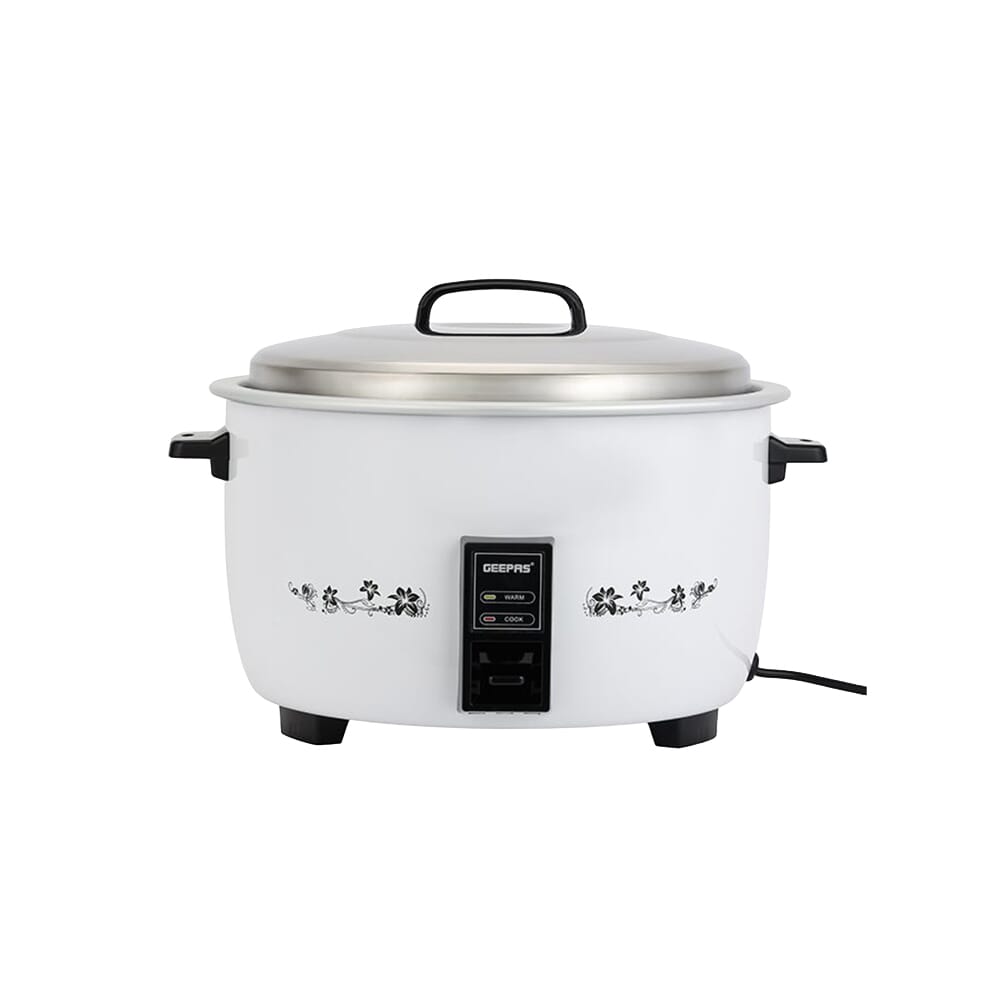 مُطبخ الأرز التجاري 8 لتر، مع وعاء ألومنيوم قابل للفصل غير لاصق، مقابض معزولة، وظائف الطهي والاحتفاظ بالحرارة