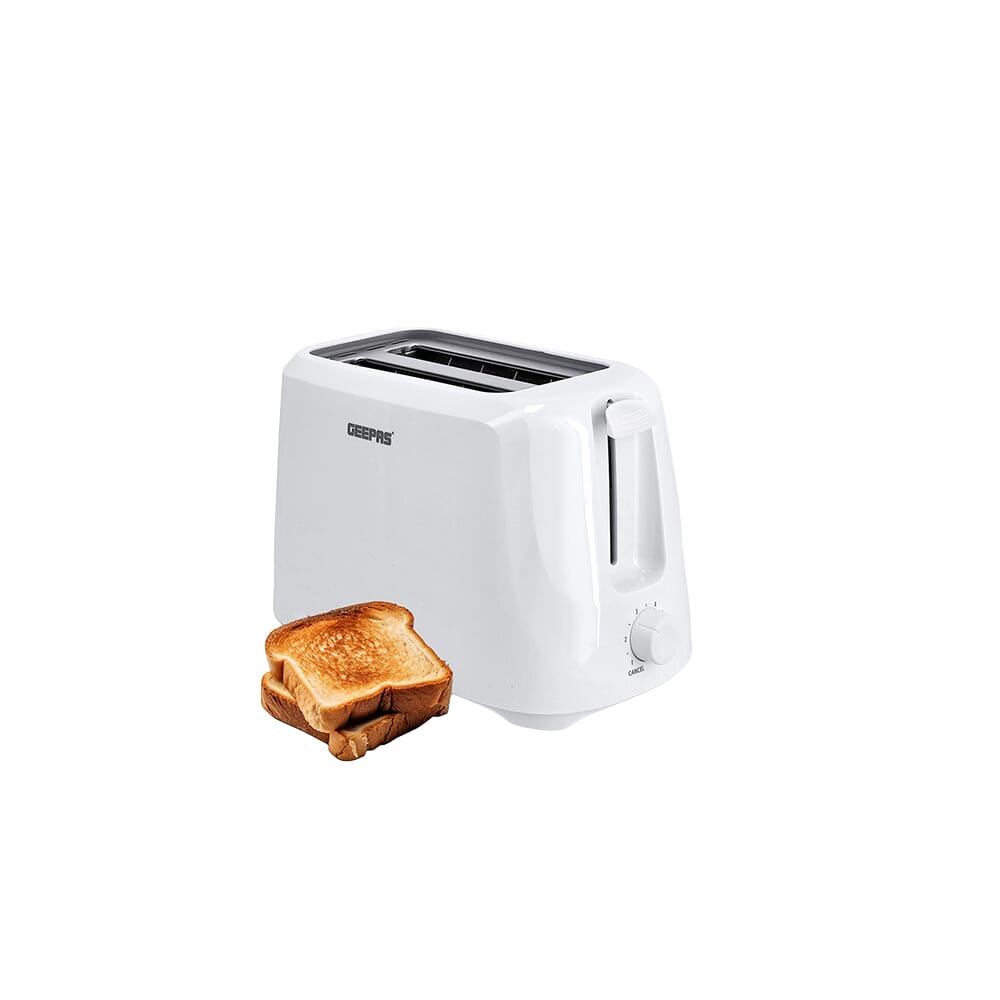تحميرة خبز جيباس 2 شريحة - أبيض - 700 واط