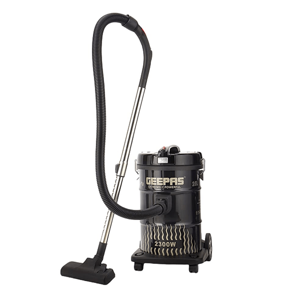 مكنسة كهربائية بعلبة غبار 25 لتر من جيباس بجسم أنيق وخزان حديدي، شفط قوي، وظيفة جافة ونفخ، مؤشر كامل، مثالية للمنزل، المكتب، الشقق