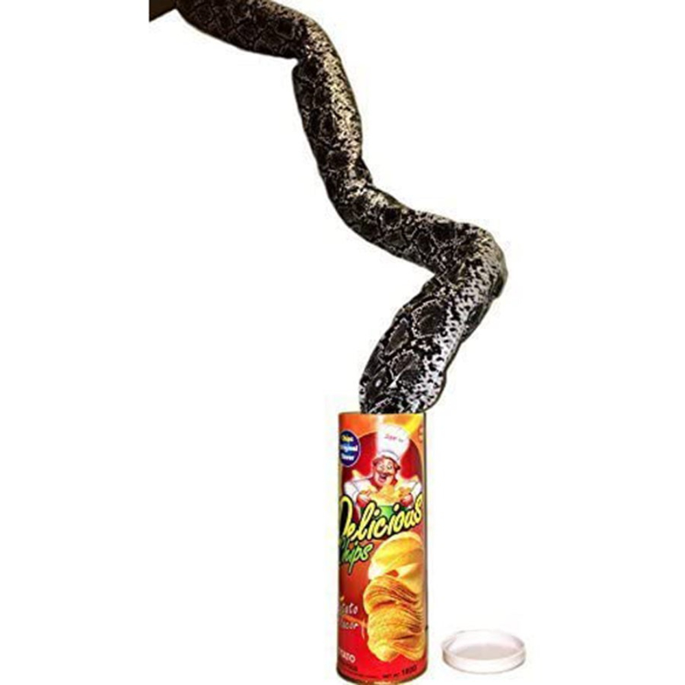 بيوينتي لعبة ثعبان قافز داخل علبة رقائق بطاطس