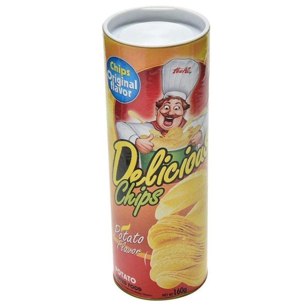 بيوينتي لعبة ثعبان قافز داخل علبة رقائق بطاطس