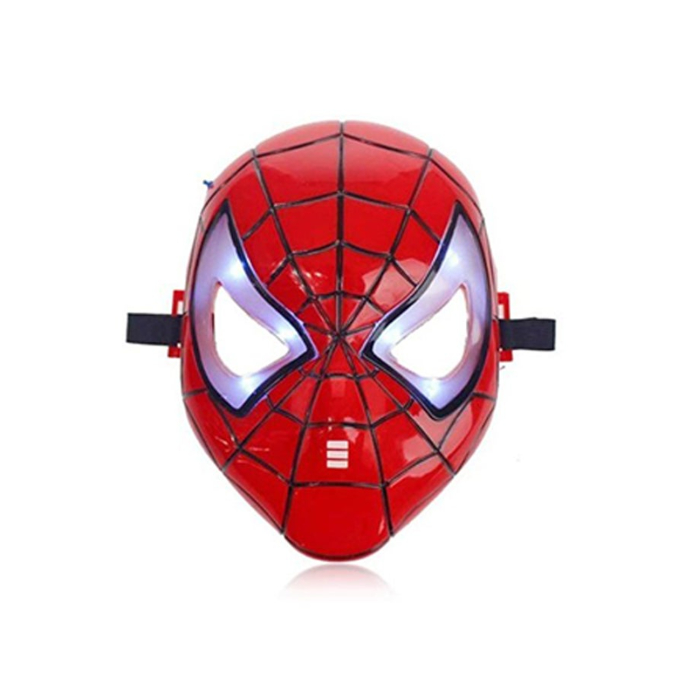 فانسي دريسويل قناع وجه سبايدر مان مع إضاءه مدمجة موديل B07JR7JMJN - أحمر
