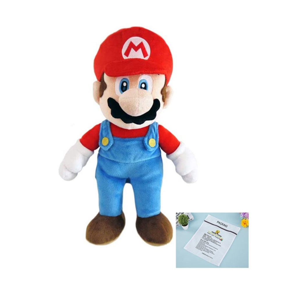 روك بو لعبة محشوة شخصية سوبر ماريو - 14x8.9x24.1 سم