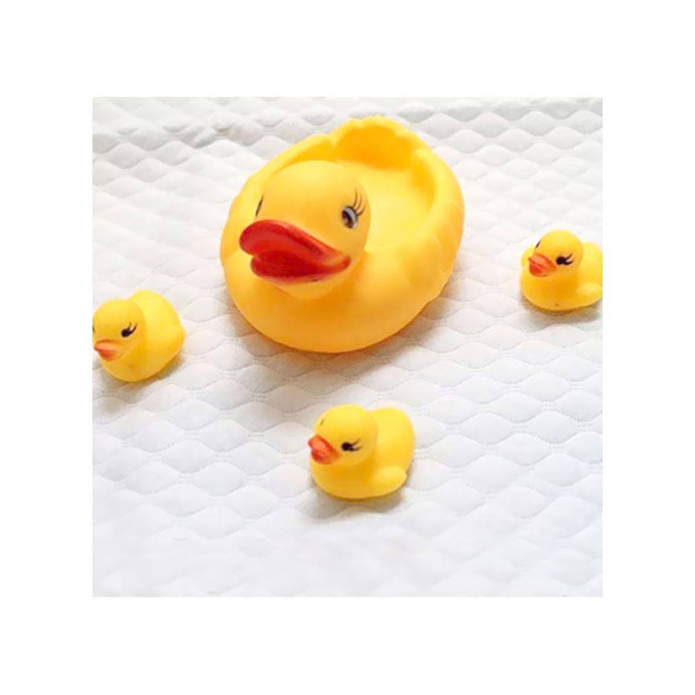 بيوينتي طقم ألعاب استحمام بطة مطاطي - 4 قطع