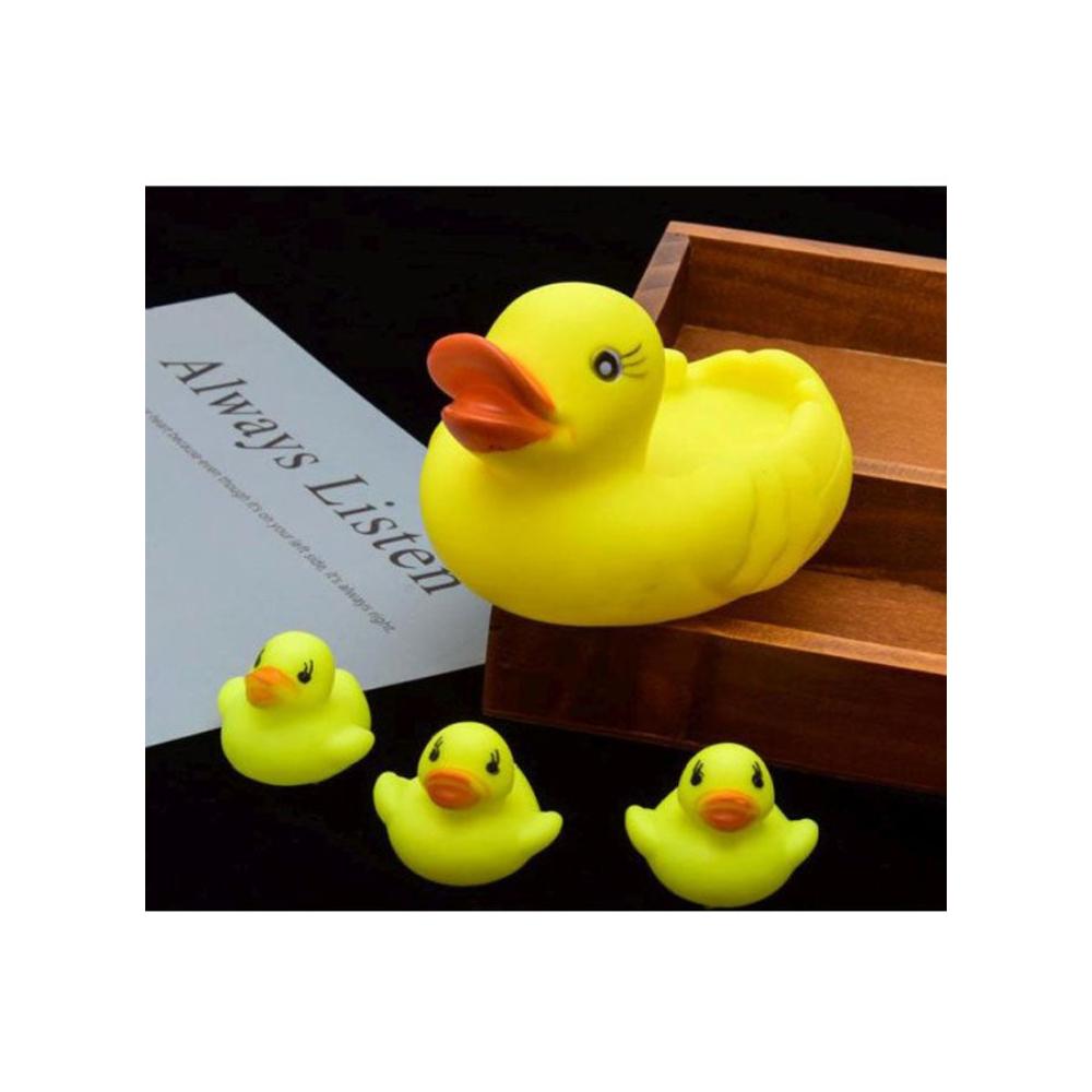 بيوينتي طقم ألعاب استحمام بطة مطاطي - 4 قطع