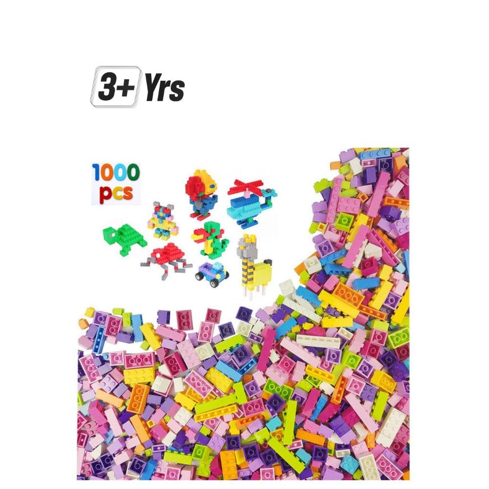 مس تيارا لعبة مكعبات بناء كلاسيكية صغيرة لعمر ثلاث سنوات فما فوق - 1000 قطعة