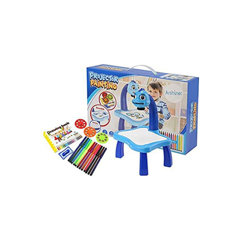  لعبة رسم جهاز بروجيكتور للرسم مع 12 قلم و24 نمطًا