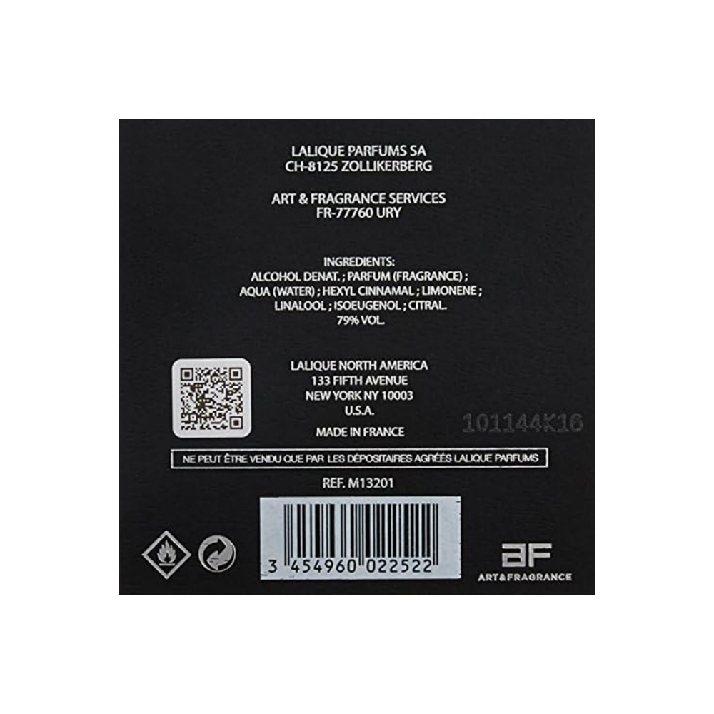 عطر رجالي نوار من لاليك، 100 مل