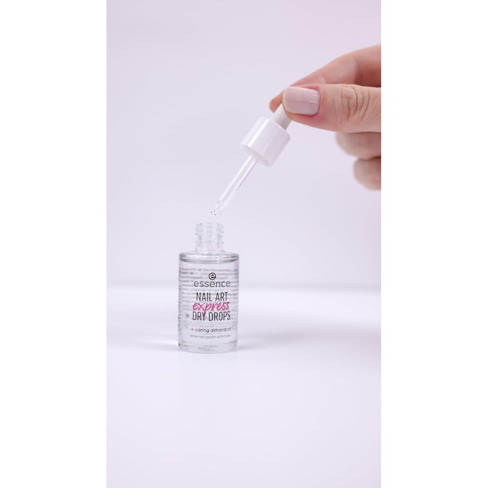 طلاء أظافر سريع الجفاف من إيسنس - شفاف 8 مل