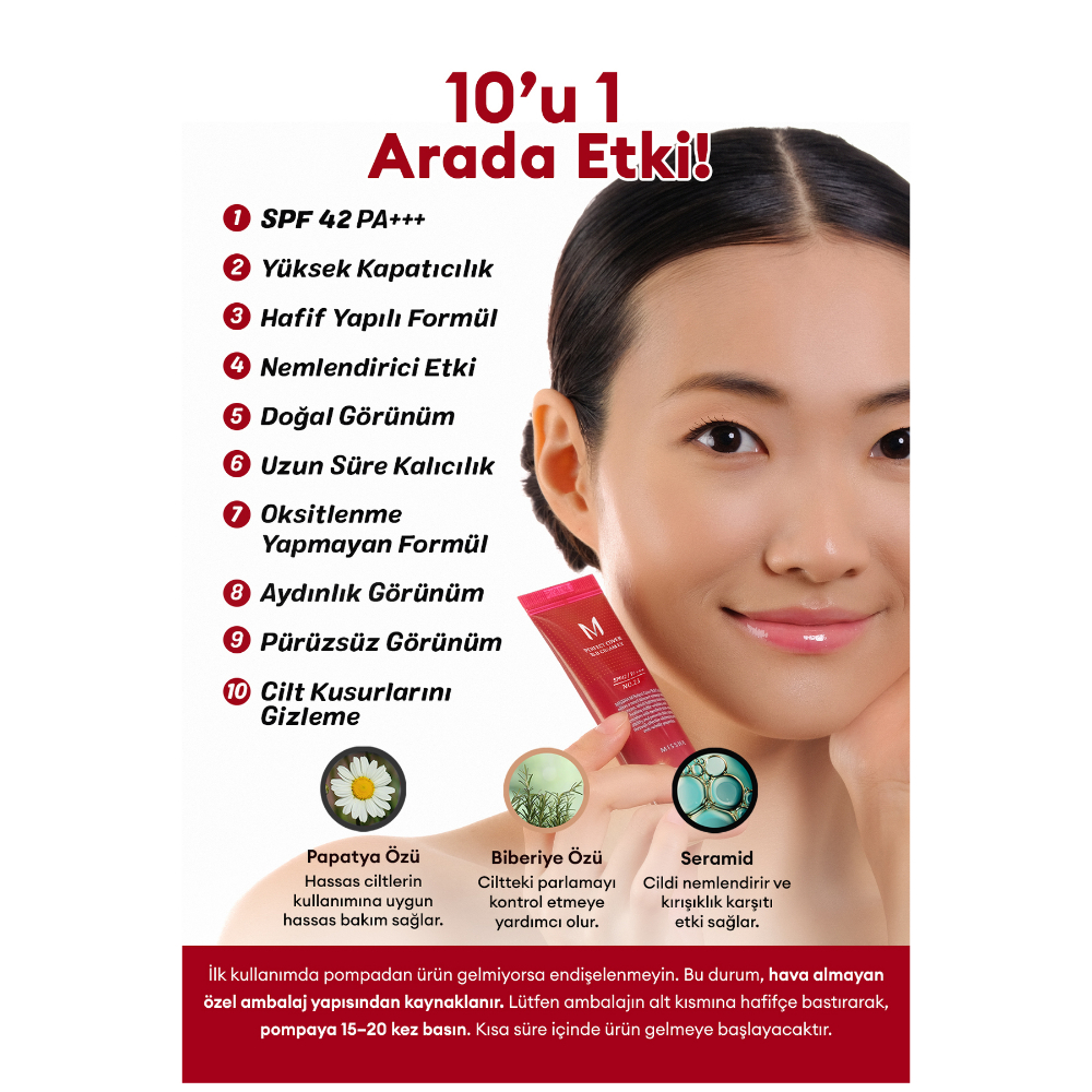 كريم أساس بي بي للبشرة من ميشا - لون رقم 23