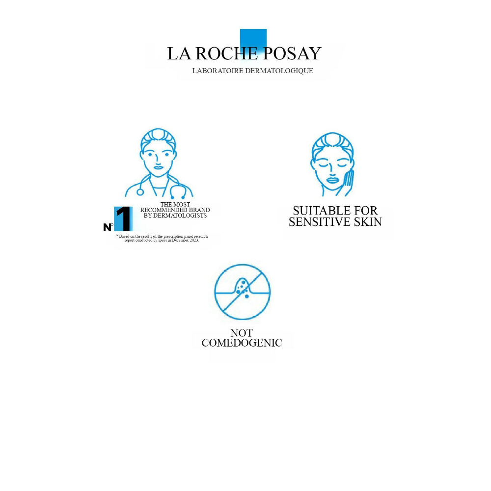 مرطب وجه لا روش بوزيه إيفاكلار مات - بشرة دهنية - 40 مل