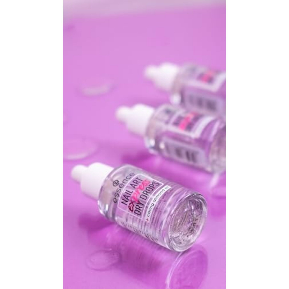 طلاء أظافر سريع الجفاف من إيسنس - شفاف 8 مل