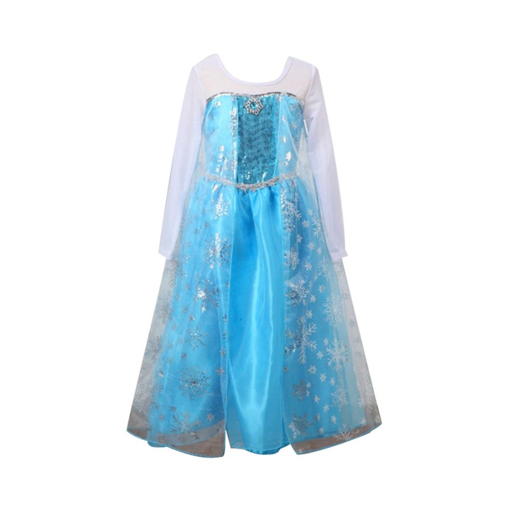 بي جي زي تنكري فستان أميرة للطفلات - أزرق