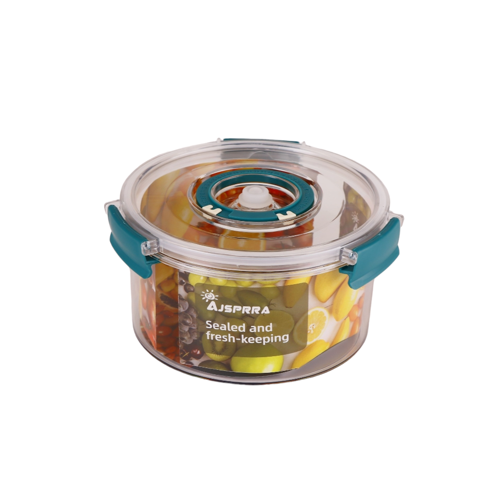 حافظة فواكه دائرية صغيرة مع غطاء محكم - 16 سم