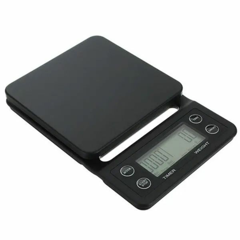 ميزان بيسون المؤقت الميزان الرقمي المثالي لقهوتك من أوفر سكاي ستور - أسود 