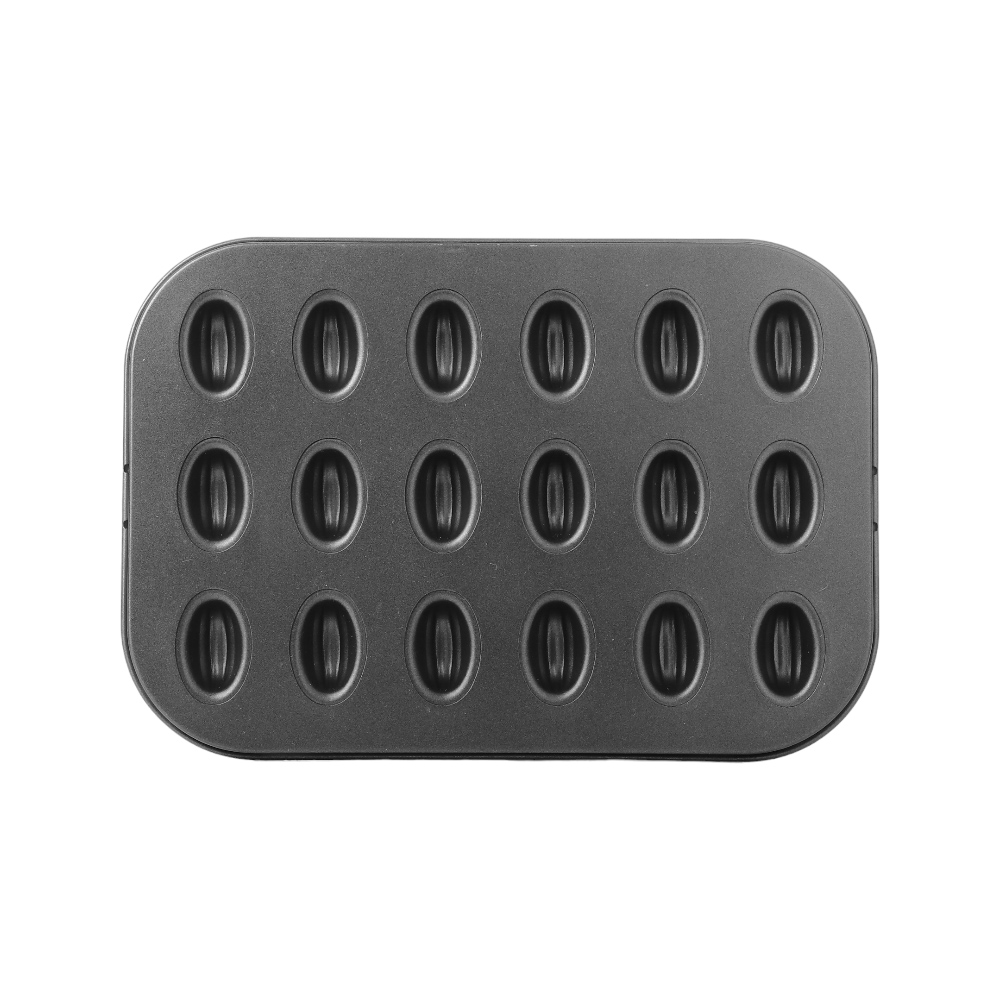 قالب جوزية مصنوع من التيفال 18 خانة - أسود