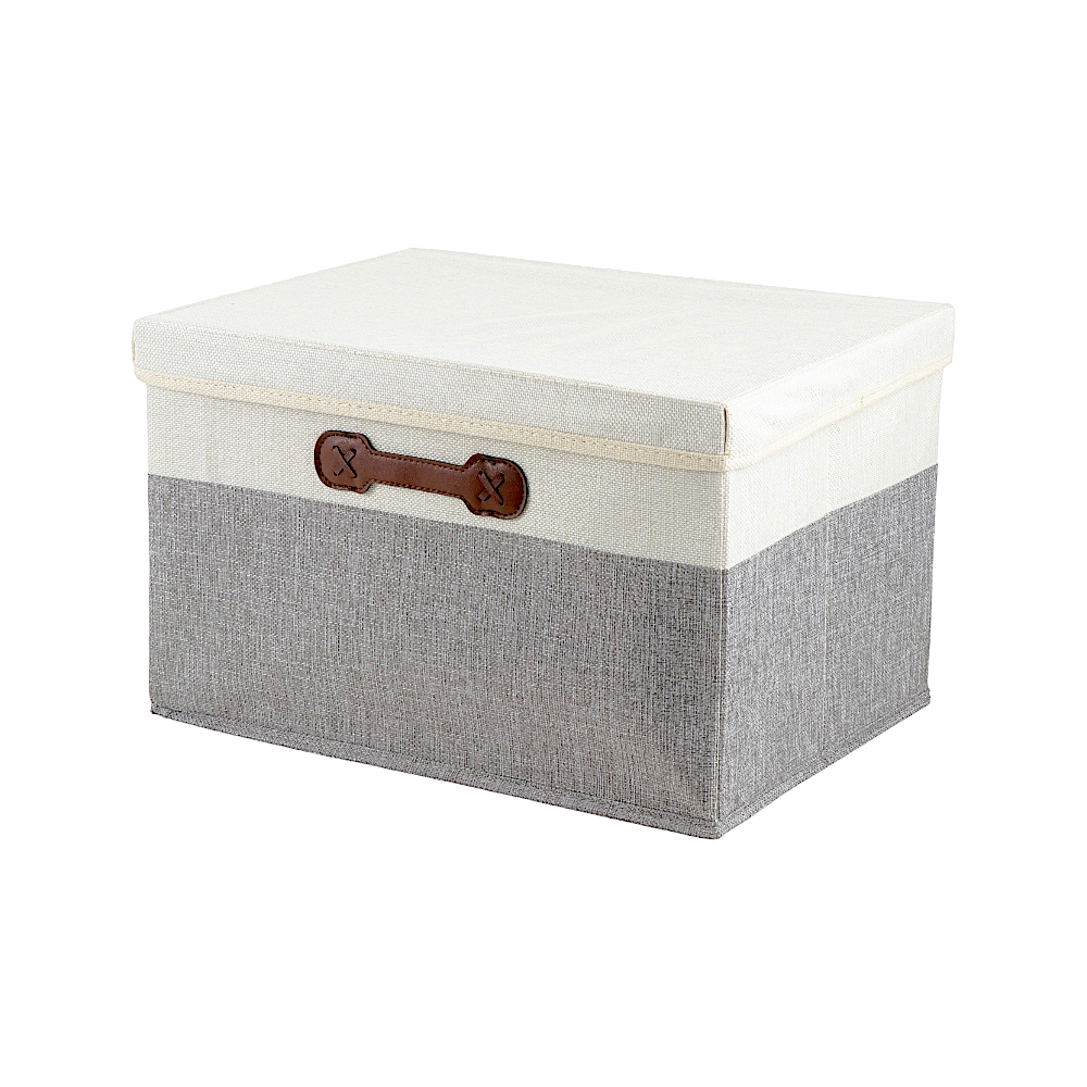 سلة تخزين قماشية كبيرة مع الغطاء 35*50 سم