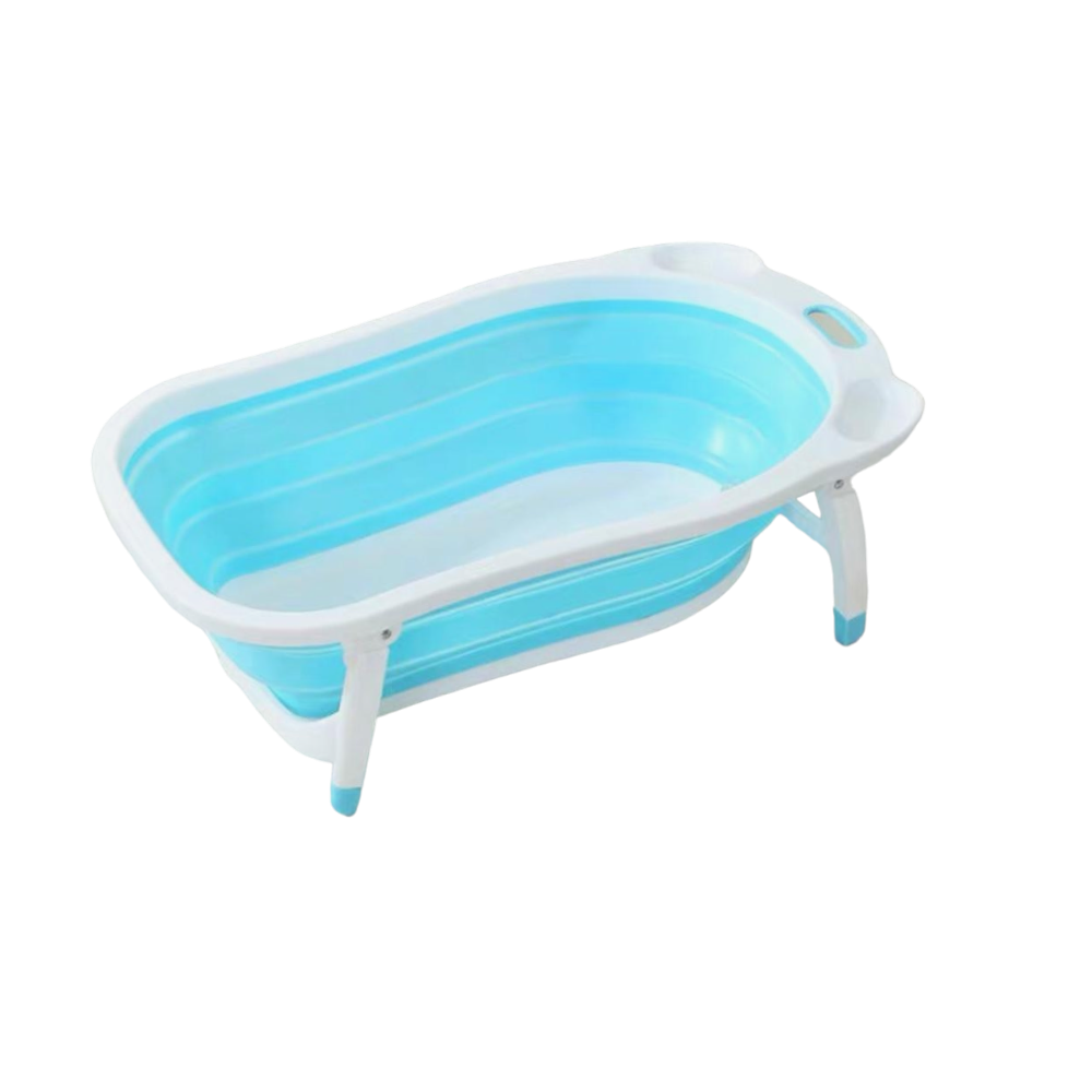 حوض استحمام سيليكون صغير للأطفال سعة 45 لتر - أزرق