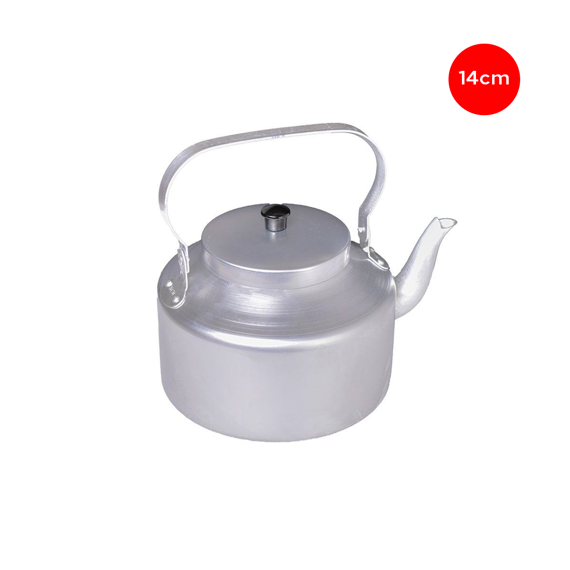 كوفر  إبريق شاي استيل فضي أبو غطاء - 14 سم 