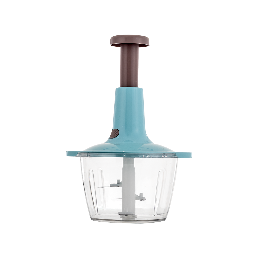 كتشن هاند مفرمة يدوية من البلاستيك بسعة 1.5 لتر - تركوازي