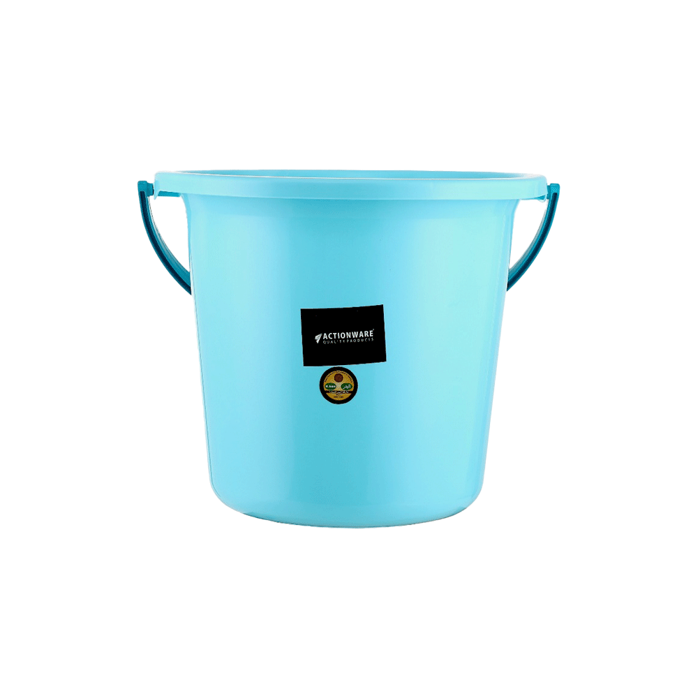 اكشن وير دلو بلاستيكي متعدد الاستخدامات بسعة 22 لتر - أزرق فاتح