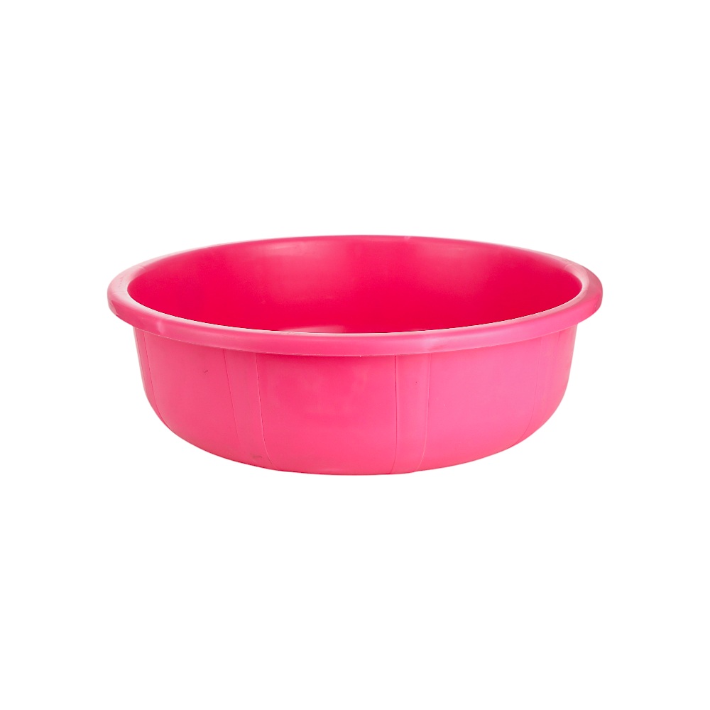 حوض بلاستيكي دائري مع مقابض - أزرق