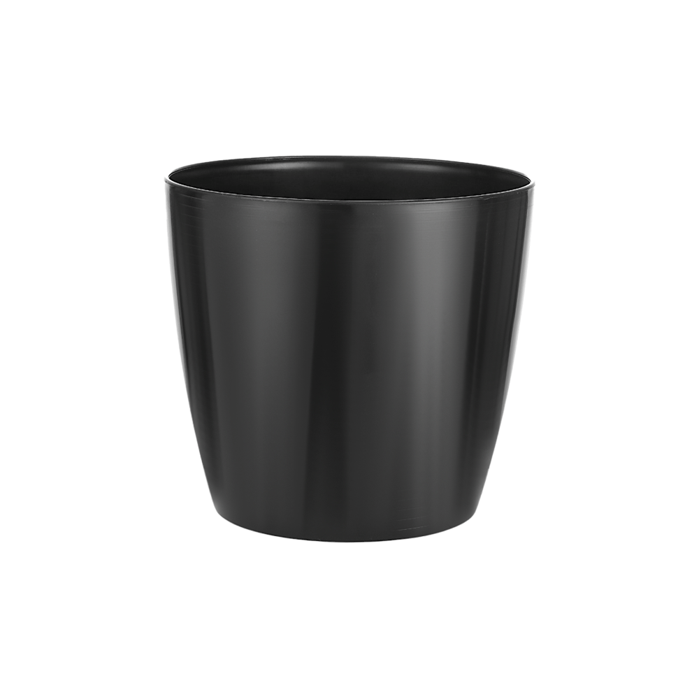 أصيص نباتات بلاستيك دائري سعة 5 لتر-black