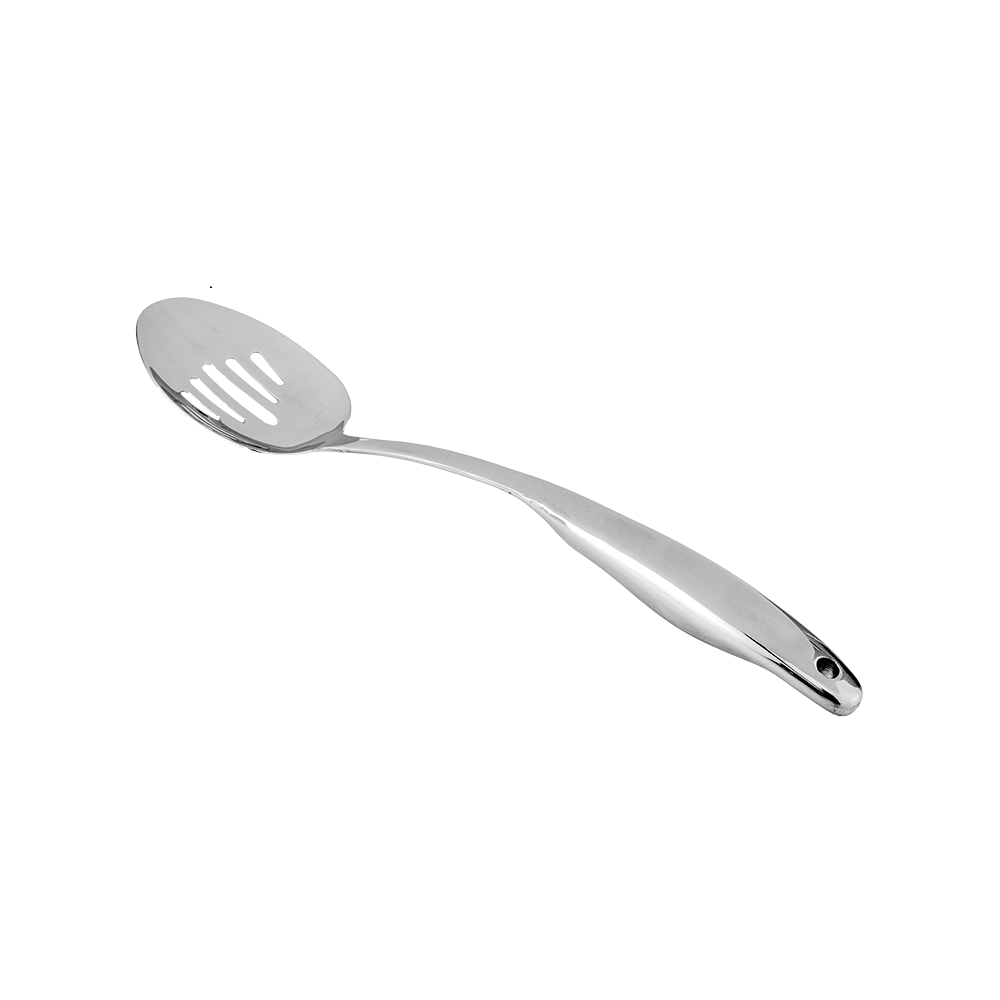 ملعقة قلي وتقليب مثقبة استانلس استيل - 45 سم