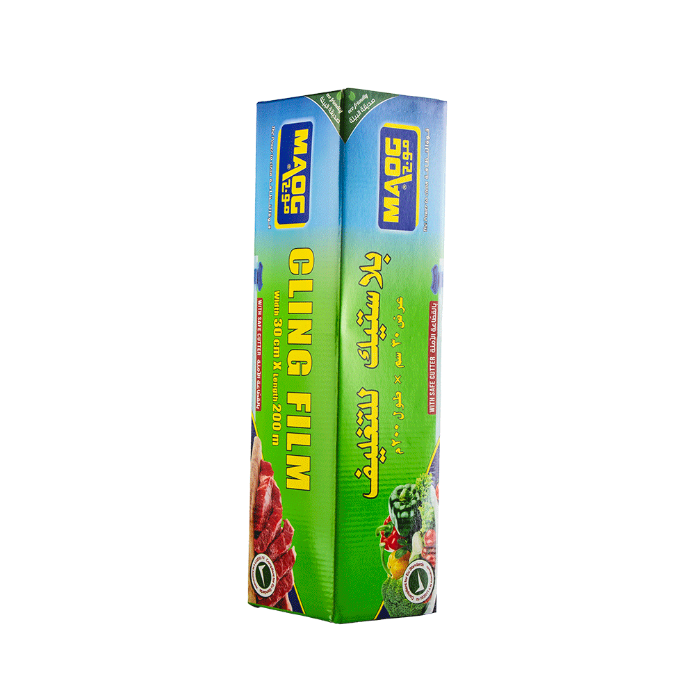 موج رول بلاستيك لتغليف الطعام - 200*30 سم